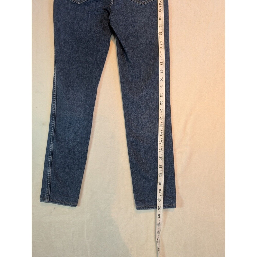 Madewell 10" High-Rise Skinny Jeans Dark Wash Denim Womens Size‎ 25 - Picture 7 of 12